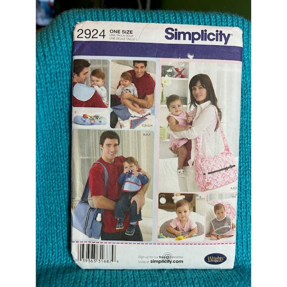 Simplicity sewing pattern  2924 his and hers bags and accessories - Picture 1 of 5